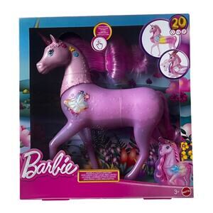 NIB Barbie Sparkle Lights Toy Unicorn Doll